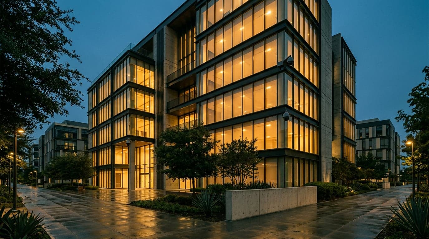 Edificio corporativo en Miguel Hidalgo CDMX con sistema profesional de videovigilancia integrado por Arqos